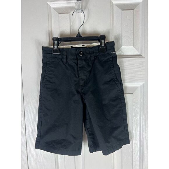 Vans Boys Black Shorts Size 8s - Picture 1 of 3